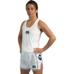OG Fightwear White Womens Stretch Singlet -Boxing Discount Store 0000 111 c 2