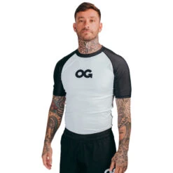 OG Fightwear White Unisex Rash Guard