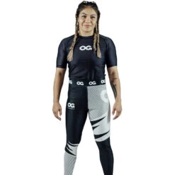 OG Fightwear Stretch Spandex Black Spats -Boxing Discount Store 0000 81 c 5