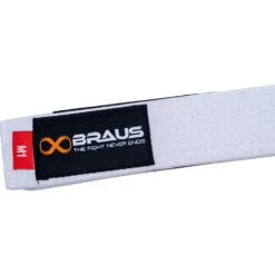 Braus White Jiu Jitsu Belt -Boxing Discount Store 00024 c 2