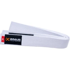 Braus White Jiu Jitsu Belt