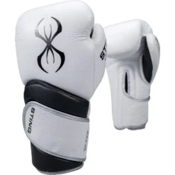 Sting Viper X White/Black/Silver Boxing Gloves