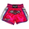 Arwut Fight Gear Carbon Edition Pink/Silver Muay Thai Shorts -Boxing Discount Store 2AWBS3 A005 c