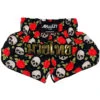 Arwut Fight Gear Gothic Skull &amp; Roses Sublimation Muay Thai Shorts -Boxing Discount Store 2AWBS4 S005 c