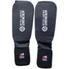 Edge Fight Gear Black Shin + Instep Protectors -Boxing Discount Store 364215376135191B c
