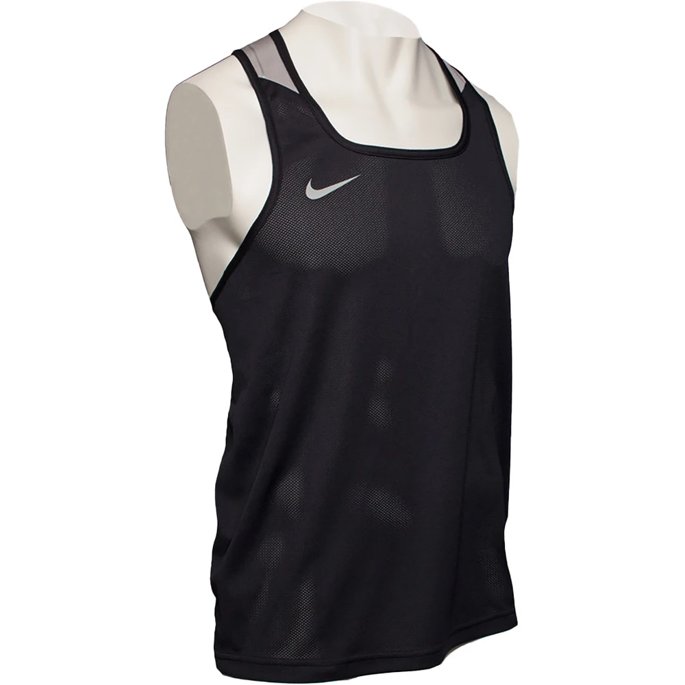 Nike Competition Black/Pewter Boxing Singlet 3 Nike Competition Black/Pewter Boxing Singlet