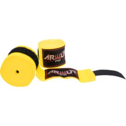 Arwut Fight Gear 4.5m Yellow Handwraps -Boxing Discount Store 8AWHW1 YEL 2