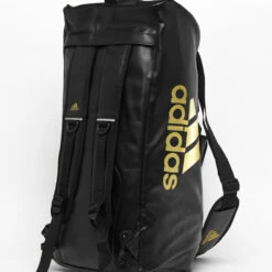 Adidas Black/Gold 2 In 1 Sports Bag -Boxing Discount Store ADIACC051G c 3