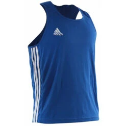 Adidas AIBA Competition Blue Boxing Singlet