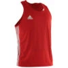 Adidas AIBA Competition Red Boxing Singlet -Boxing Discount Store ADIBTT02 R c