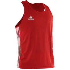 Adidas AIBA Competition Red Boxing Singlet