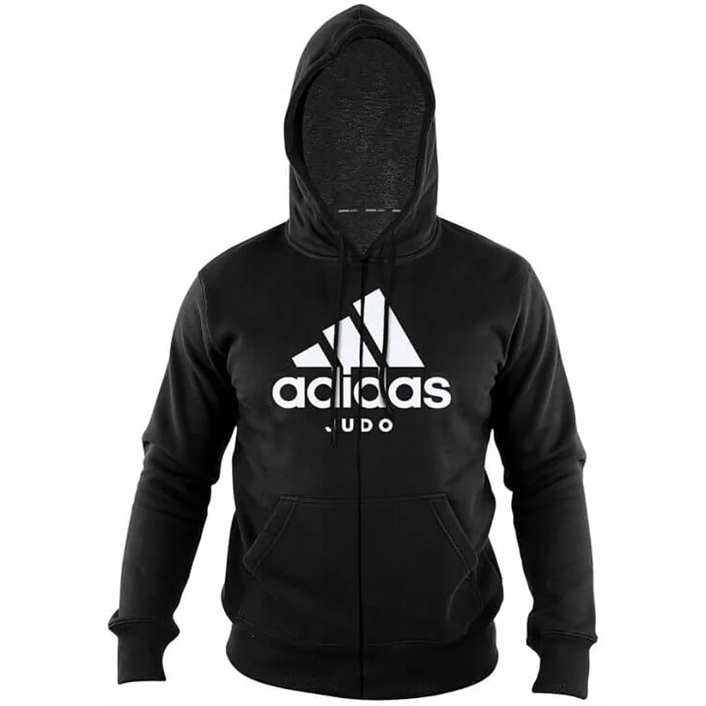 Adidas Judo Black Zip Hoodie 3 Adidas Judo Black Zip Hoodie