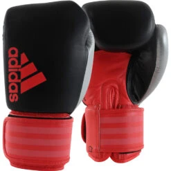 Adidas Hybrid 200 Black/Red Womens Boxing Gloves