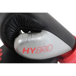 Adidas Hybrid 200 Black/Red Womens Boxing Gloves -Boxing Discount Store ADIHDF200 BR c 9