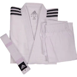 Adidas J350 Black Stripes Judo Kids Uniform