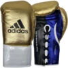 Adidas Speed 750 Adistar Metallic Gold/Metallic Blue Boxing Gloves -Boxing Discount Store ADISBG750 MGMB c