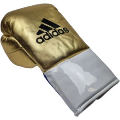 Adidas Speed 750 Adistar Metallic Gold/Metallic Blue Boxing Gloves -Boxing Discount Store ADISBG750 MGMB c 2