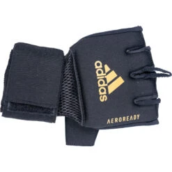 Adidas Black/Gold Gel Quick Wraps -Boxing Discount Store ADISBP012 BG c 3