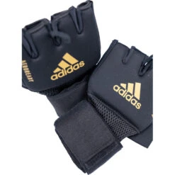 Adidas Black/Gold Gel Quick Wraps -Boxing Discount Store ADISBP012 BG c 4