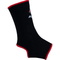 Arwut Fight Gear Black/Red Premium Ankle Guards -Boxing Discount Store AG2 RED 2