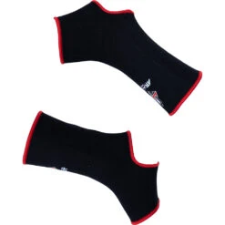Arwut Fight Gear Black/Red Premium Ankle Guards -Boxing Discount Store AG2 RED 3