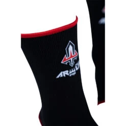 Arwut Fight Gear Black/Red Premium Ankle Guards -Boxing Discount Store AG2 RED 4