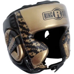 Ringside Apex Training Gold/Black Head Gear