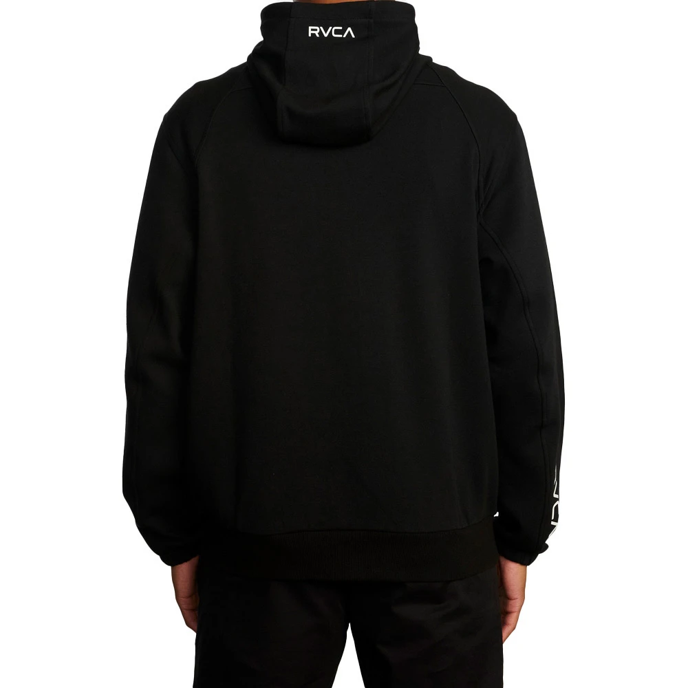 RVCA Tech II Black Zip Fleece Hoodie 4 RVCA Tech II Black Zip Fleece Hoodie - Image 2