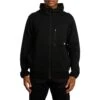 RVCA Tech II Black Zip Fleece Hoodie