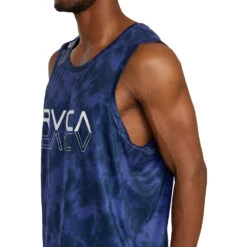 RVCA Sports Vent Purps Tie Dye Singlet -Boxing Discount Store AVYKT00246 PRY6 c 3