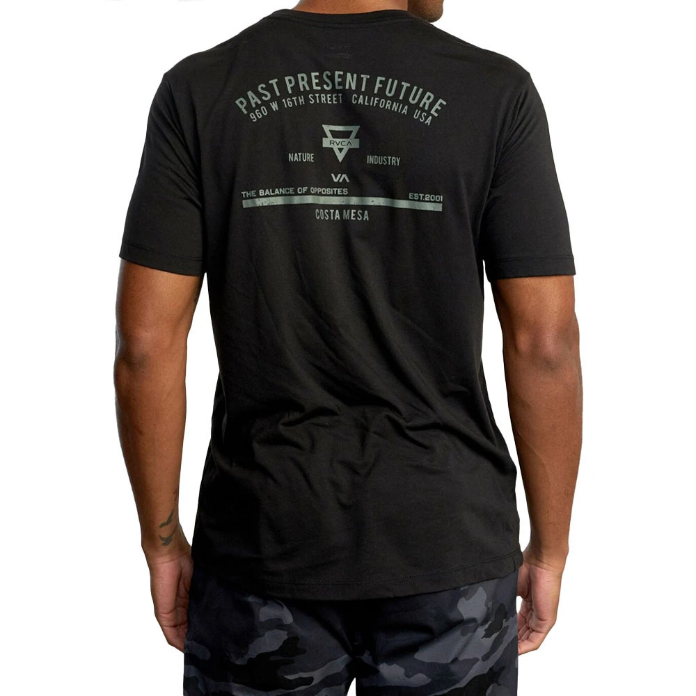 RVCA Branding Black Tee 5 RVCA Branding Black Tee - Image 3