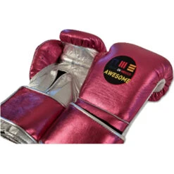 AWE Boxing MX Metallic Pink Training Gloves -Boxing Discount Store AWEPK VEL c 2