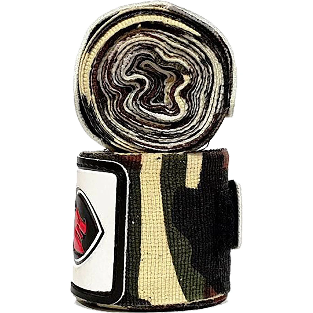 Morgan Sports Green Camo 4M Elastic Boxing Hand Wraps 3 Morgan Sports Green Camo 4M Elastic Boxing Hand Wraps