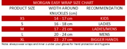 Morgan Sports Elasticated Easy Black Quick Wraps -Boxing Discount Store BA 7 BLA c