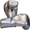 Bryant Boxing Yukon Conelius Silver/Gold Fight Gloves -Boxing Discount Store BBFG SLV c
