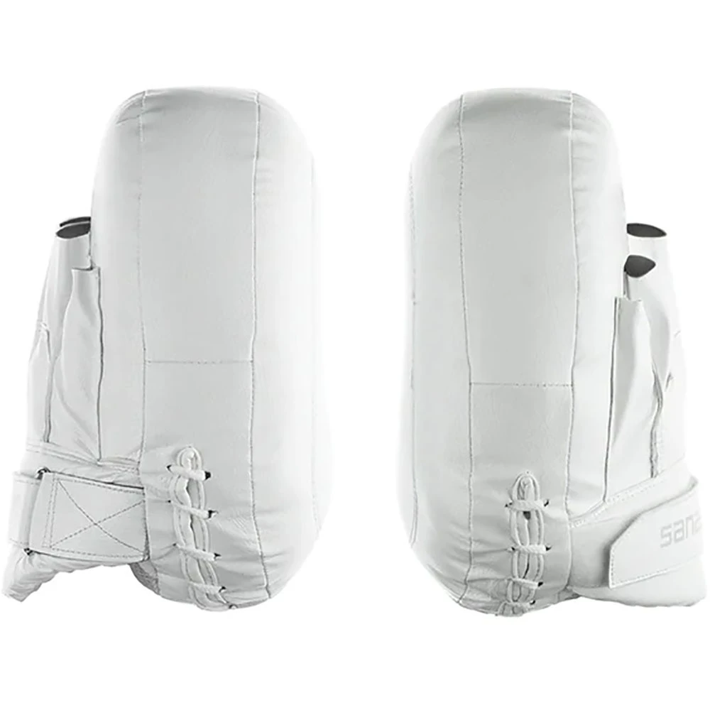 Sanabul Battle Forged White Punch Mitts 3 Sanabul Battle Forged White Punch Mitts - Image 2