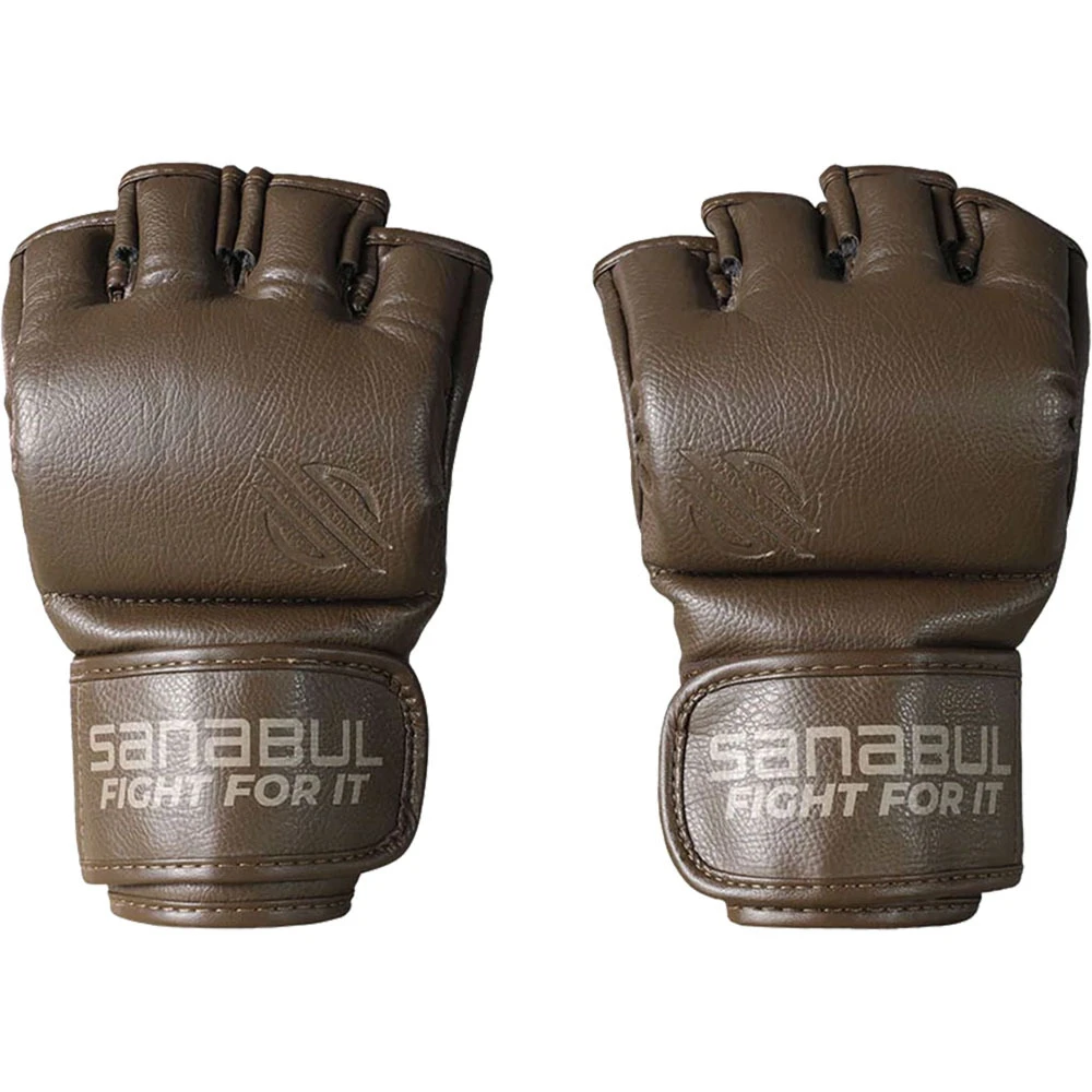 Sanabul Battle Forged 4oz MMA Brown Grappling Gloves 4 Sanabul Battle Forged 4oz MMA Brown Grappling Gloves - Image 2