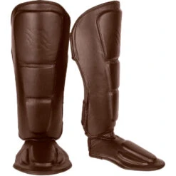 Sanabul Battle Forged Brown Shin Guards