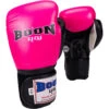 Boon Compact Pink Black Womens Velcro Muay Thai Gloves -Boxing Discount Store BGC8P c