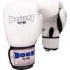 Boon Compact White Velcro Muay Thai Gloves -Boxing Discount Store BGC8W c