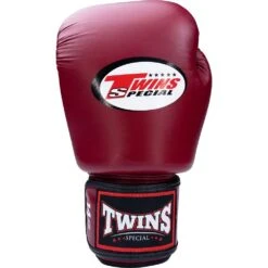 Twins Velcro Maroon Boxing Gloves -Boxing Discount Store BGVL3 MAR c 3