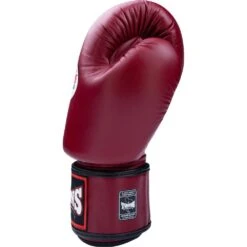 Twins Velcro Maroon Boxing Gloves -Boxing Discount Store BGVL3 MAR c 4