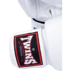 Twins White Velcro Boxing Gloves -Boxing Discount Store BGVL3 W c 7