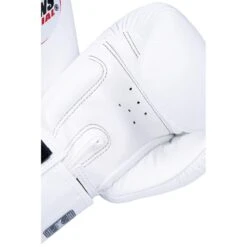 Twins White Velcro Boxing Gloves -Boxing Discount Store BGVL3 W c 8