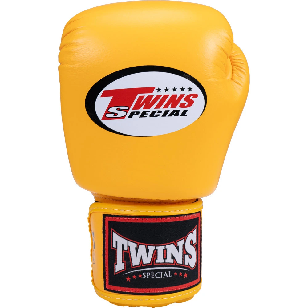 Twins Yellow Velcro Boxing Gloves 6 Twins Yellow Velcro Boxing Gloves - Image 4