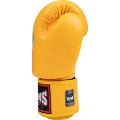 Twins Yellow Velcro Boxing Gloves 15 Twins Yellow Velcro Boxing Gloves -Boxing Discount Store BGVL3 YEL c 4