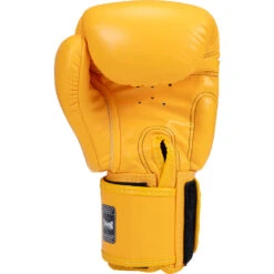 Twins Yellow Velcro Boxing Gloves 16 Twins Yellow Velcro Boxing Gloves -Boxing Discount Store BGVL3 YEL c 5