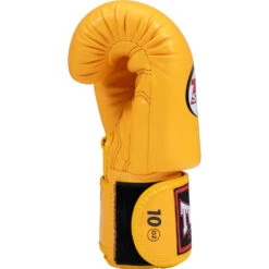 Twins Yellow Velcro Boxing Gloves 17 Twins Yellow Velcro Boxing Gloves -Boxing Discount Store BGVL3 YEL c 6
