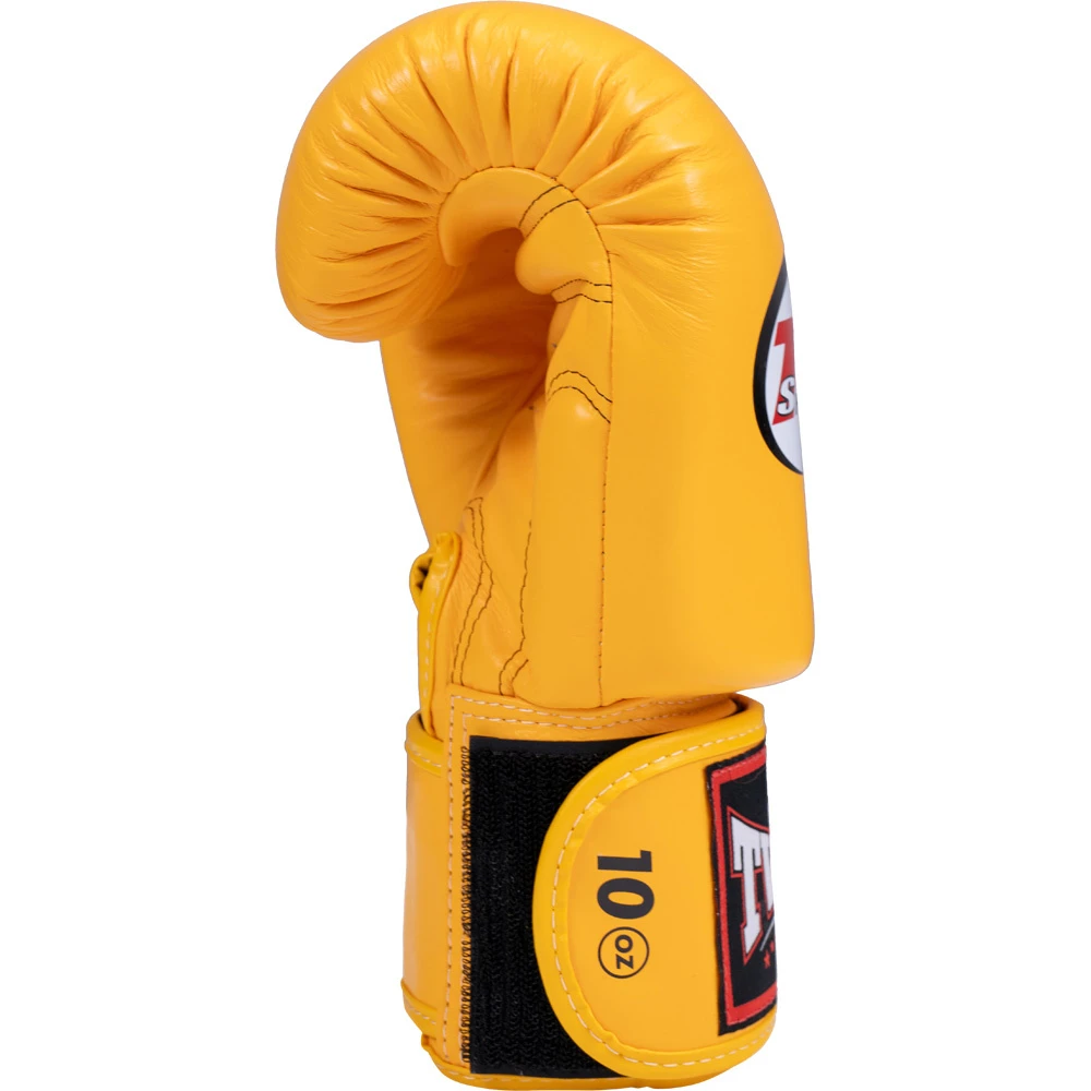 Twins Yellow Velcro Boxing Gloves 9 Twins Yellow Velcro Boxing Gloves - Image 7