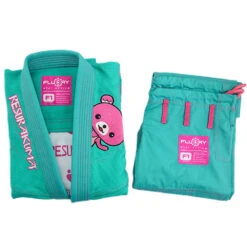 Fluory Resur Akuma Green Kids BBJ Gi -Boxing Discount Store BJJF13KGR c 2